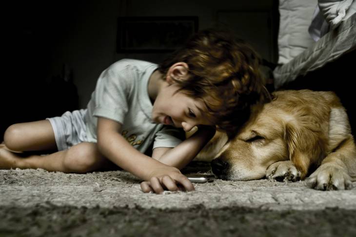 Dogs kids and depression
