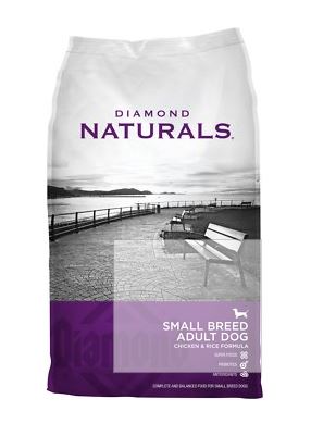 Diamond Naturals Dry Food for Adult Dogs: Small Breed Chicken and Rice Formula​​​​