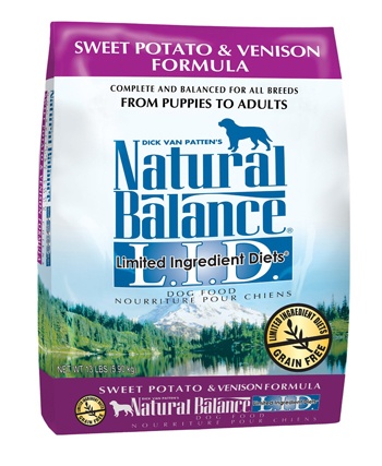 Natural Balance Limited Ingredient Diets Sweet Potato and Venison Formula Dry Dog Food