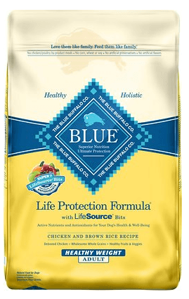 Blue Buffalo Life Protection Formula Healthy Weight Adult Chicken Brown Rice Recipe Dry Dog Food