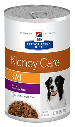 Hills Prescription Diet Kidney Care Beef Vegetable Stew Canned Dog Food