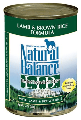 Natural Balance L.I.D. Lamb & Brown Rice Formula