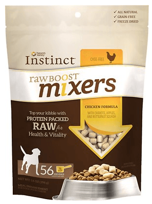 Nature's Variety Instinct Raw Boost Mixers Chicken Formula Freeze-Dried Dog Food Topper