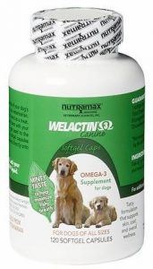 NutraMax Welactin Canine Omega-3 Softgel Capsules Dog Supplement