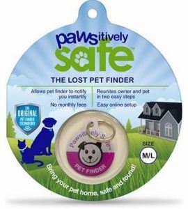 Platinum Pets Pawsitively Safe Pet Finder Tag for Dogs