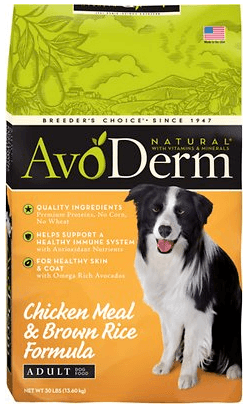 AvoDerm Dry Dog Food Formula