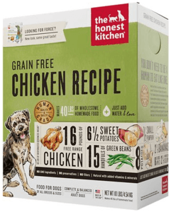 Honest Kitchen Force’s chicken recipe
