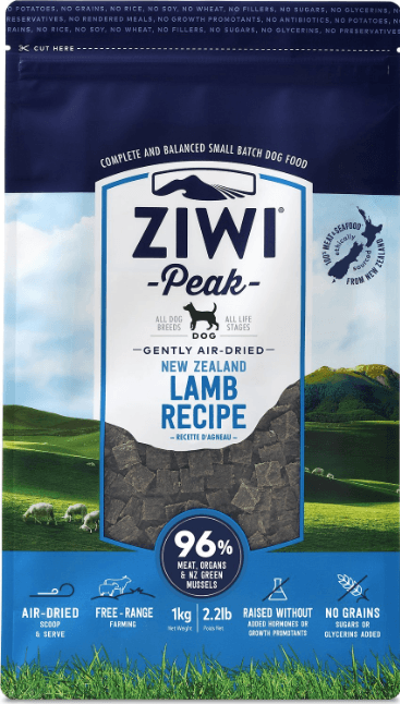 ZiwiPeak Real Meat Grain-Free Lamb Recipe