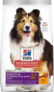 Hill\'s Science Diet Adult Sensitive Stomach & Skin Chicken Recipe Dry Dog Food
