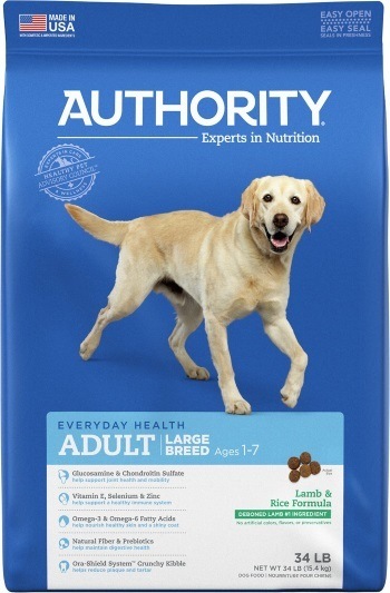 Authority Lamb & Rice Formula Large Breed Adult Dry Dog Food