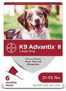 K9 Advantix II Flea & Tick Treatment for Dogs