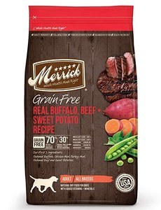 Merrick Grain Free Buffalo & Sweet Potato