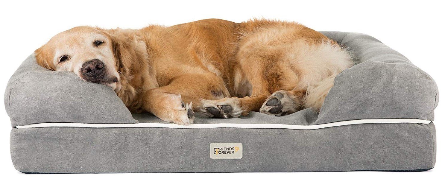 Extra Large Memory Foam Dog Bed by Friends Forever