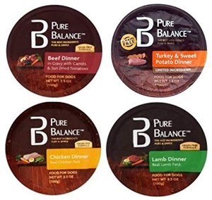 Pure Balance Grain Free Beef, Turkey, Lamb & Chicken Variety Pack