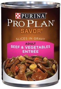 Purina Pro Plan Savor Adult Beef & Vegetables Entree Slices