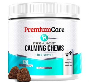 premium care calming chews for dogs