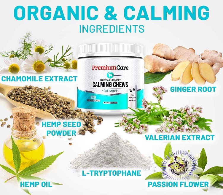 premium care calming treats ingredients