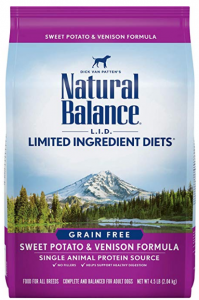 Natural Balance L.I.D. Diets Sweet Potato & Venison Formula Dog Food
