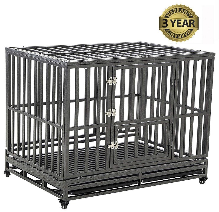 luckup heavy duty dog crate