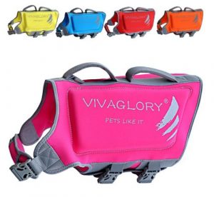 vivaglory neoprene life vest with superior buoyancy and rescue handle