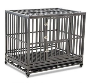 luckup heavy duty dog crate strong metal kennel and crate