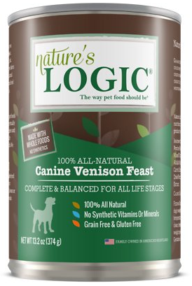 Nature\'s Logic Venison Feast Canned Dog Food