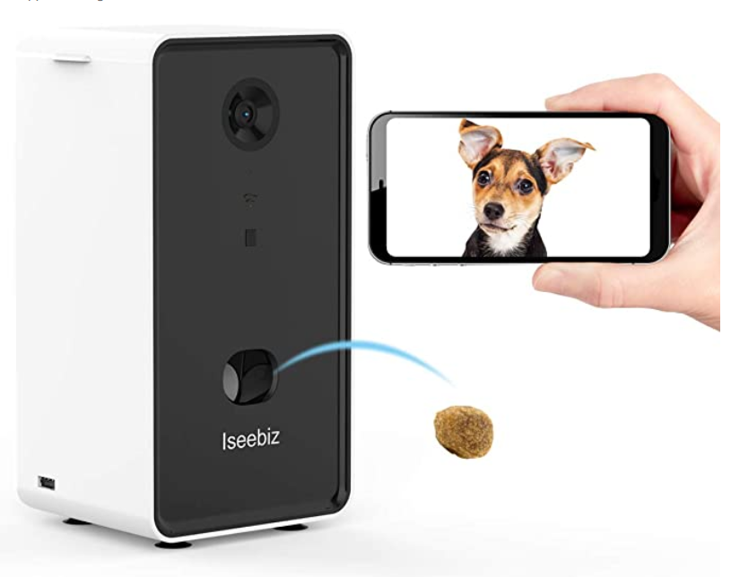 Iseebiz Smart Pet Camera, Dog Camera Treat