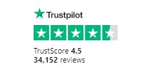 Trustpilot rating for bark.com