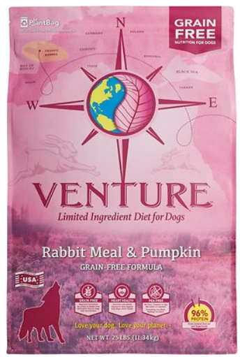Earthborn Holistic Venture Rabbit Meal & Pumpkin