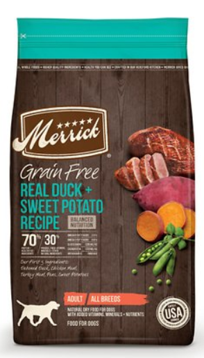 Merrick Grain-Free Duck & Sweet Potato Recipe