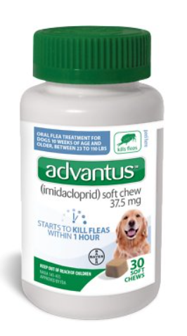 Advantus Large Dog Soft Chew Flea Treatment