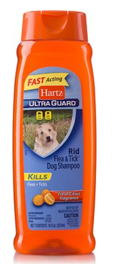 Hartz UltraGuard Rid Flea & Tick Citrus Scent Dog Shampoo
