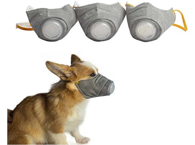 Yeebline Adjustable Dog Respirator Mask